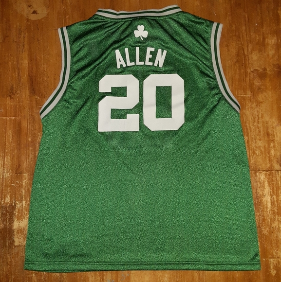 adidas NBA Authentics Ray Allen Boston Celtics Jersey #20 - Picture 2 of 12